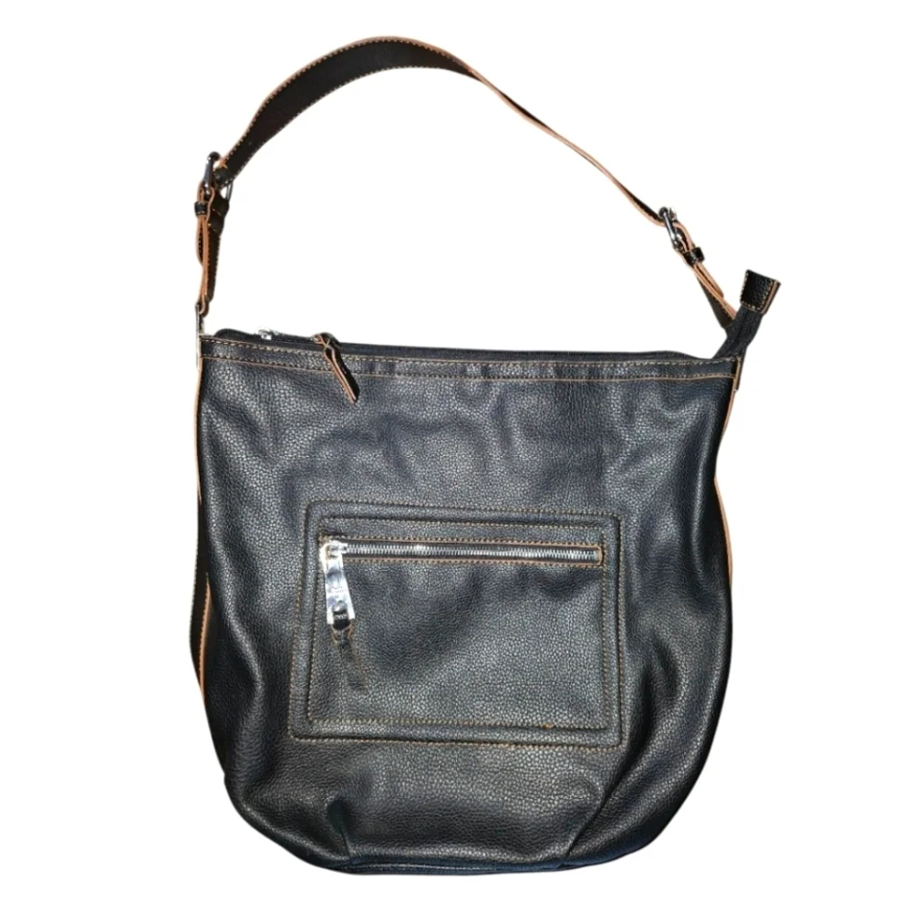 Dana Buchman Large Black Hobo Style Bag
